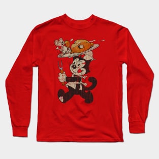 FELIX THE CAT BREAKFAST Long Sleeve T-Shirt